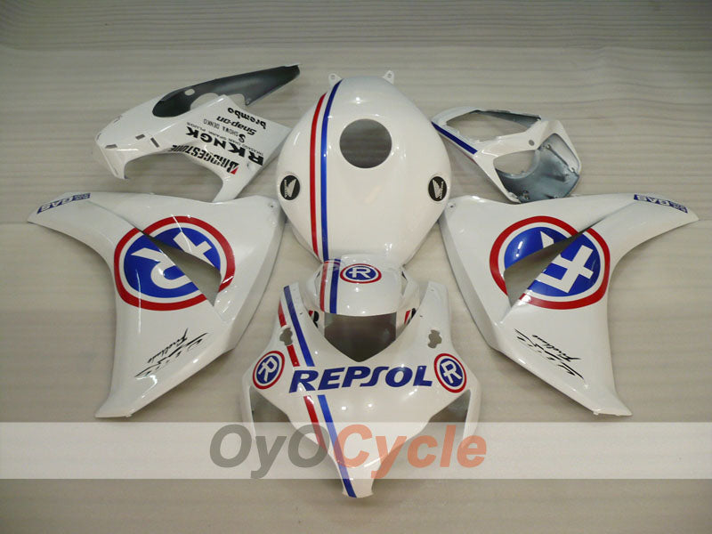 Verkleidungssatz für Einspritzung für CBR1000RR 08-11 - Blau, Weiß - RK #OYO87905033 Hauptbild