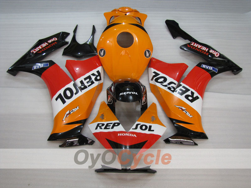 Einspritzverkleidungssatz für 12-16 CBR1000RR - Orange, Schwarz - Repsol #OYO87905040 Zweitbild