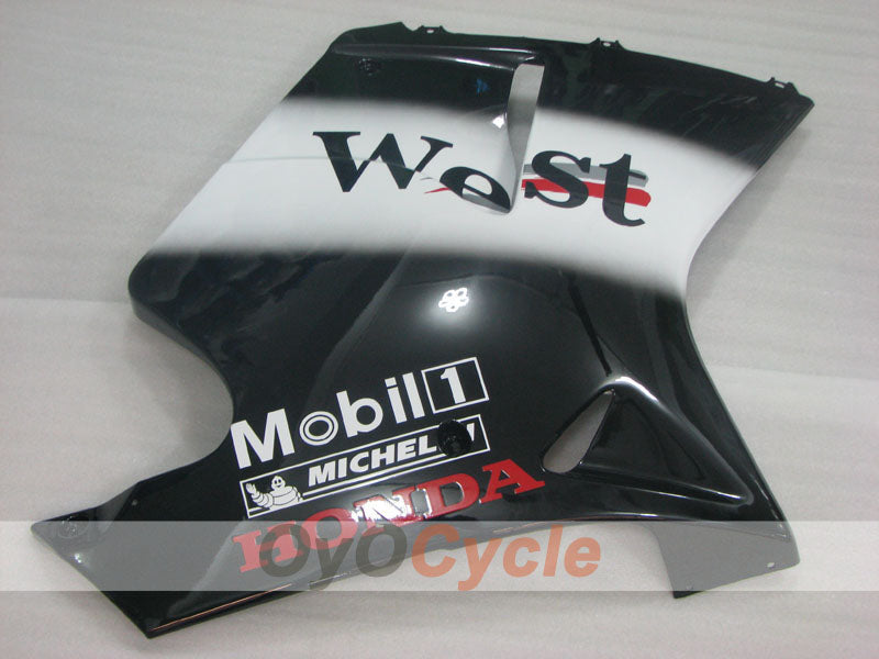 Einspritzverkleidungssatz für 96-07 CBR1100XX - Schwarz - West #OYO87905044