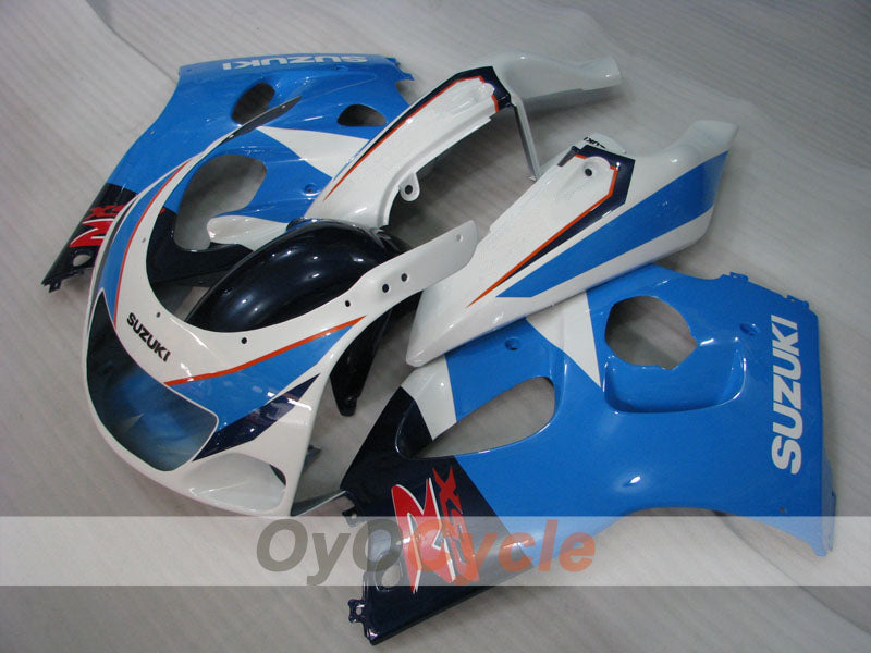 Verkleidungssatz für Suzuki GSXR750, Baujahr 96-99 - Blau, Weiß - Werksstil #OYO87905065 Hauptbild