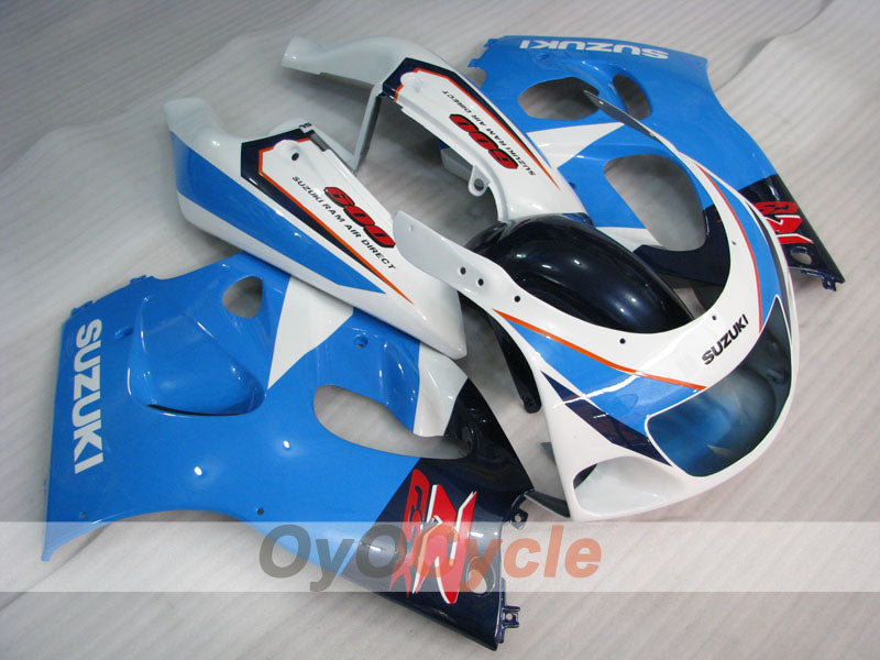 Verkleidungssatz für 97-00 Suzuki GSXR600 - Blau, Weiß - Factory Style #OYO87905051 Hauptbild
