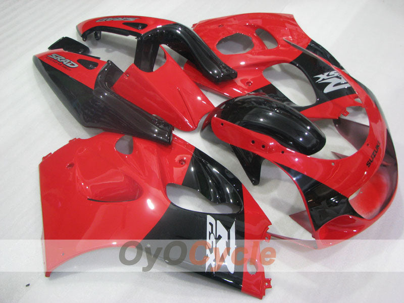 Verkleidungssatz für Suzuki GSXR750, Baujahr 96-99 - Rot, Schwarz - Werksstil #OYO87905067