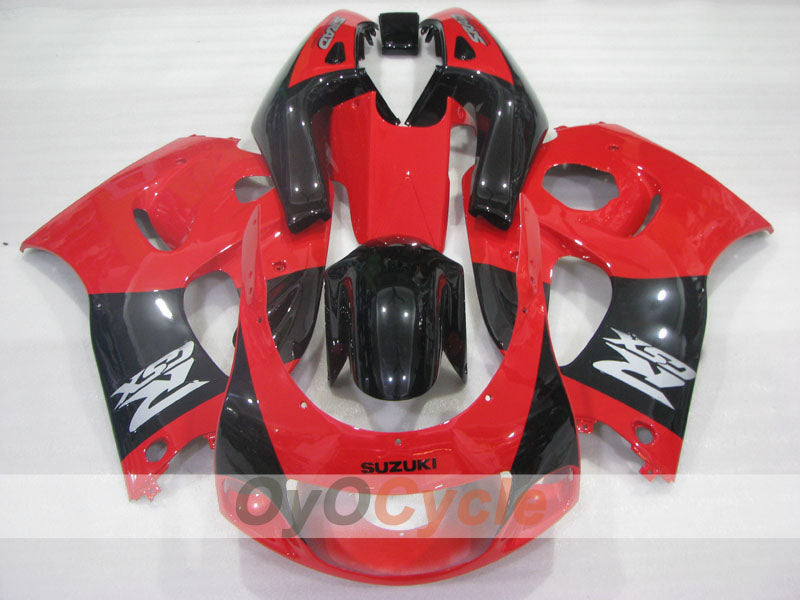 Verkleidungssatz für Suzuki GSXR750, Baujahr 96-99 - Rot, Schwarz - Werksstil #OYO87905067
