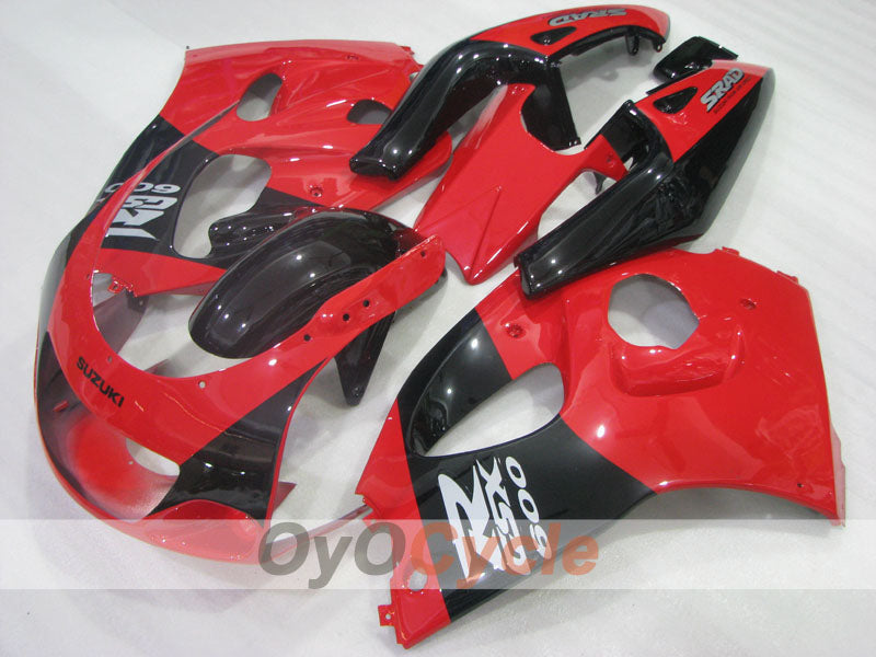 Verkleidungskit für 97-00 Suzuki GSXR600 - Rot, Schwarz - Werksstil #OYO87905053 Hauptbild