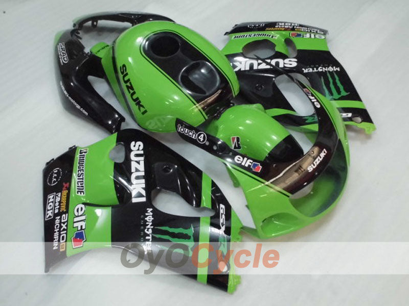 Verkleidungssatz für Suzuki GSXR750, Baujahr 96-99 - Grün, Schwarz - Individuell #OYO87905069 Hauptbild