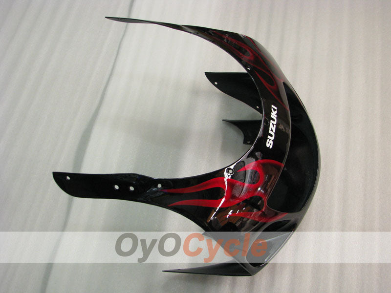 Verkleidungskit für 97-00 Suzuki GSXR600 - Schwarz - Flamme #OYO87905057