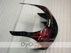 Verkleidungskit für 97-00 Suzuki GSXR600 - Schwarz - Flamme #OYO87905057