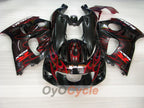 Verkleidungskit für 97-00 Suzuki GSXR600 - Schwarz - Flamme #OYO87905057
