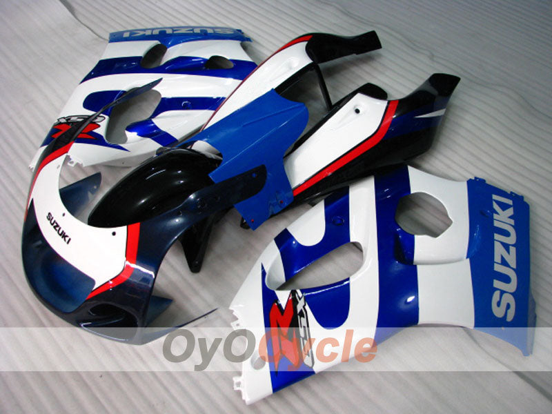 Verkleidungssatz für Suzuki GSXR750, Baujahr 96-99 - Blau, Weiß - Werksstil #OYO87905073