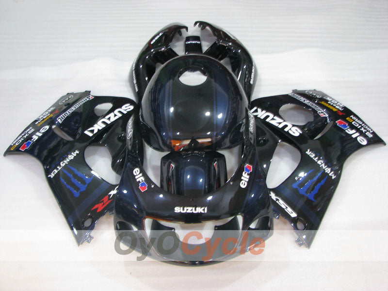 Verkleidungssatz für Suzuki GSXR750, Baujahr 96-99 - Schwarz - Individuell #OYO87905075 Zweitbild