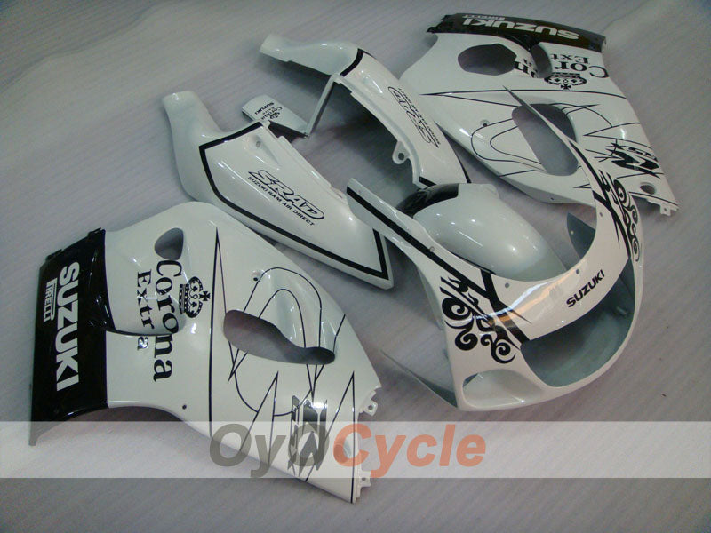 Verkleidungskit für 97-00 Suzuki GSXR600 - Weiß, Schwarz - Corona #OYO87905062 Hauptbild