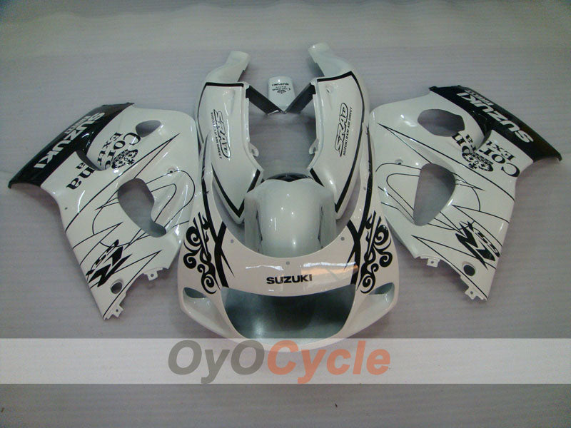 Verkleidungskit für 97-00 Suzuki GSXR600 - Weiß, Schwarz - Corona #OYO87905062 Zweitbild