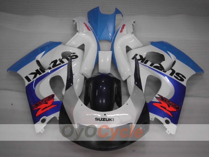 Verkleidungskit für 97-00 Suzuki GSXR600 - Blau, Weiß, Schwarz - Werksstil #OYO87905064 Zweitbild