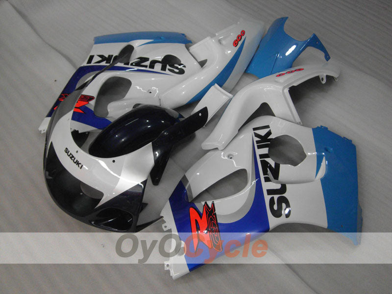 Verkleidungssatz für Suzuki GSXR750 96-99 - Blau, Weiß - Werksstil #OYO87905078 Zweitbild
