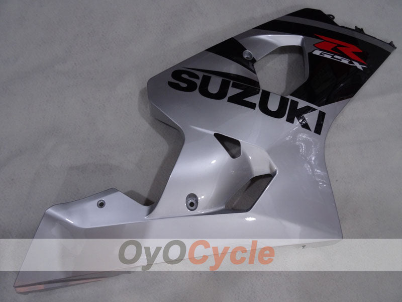 Einspritz-Verkleidungssatz für GSX R750 04-05 - Schwarz, Silber - Werksstil #OYO87905265