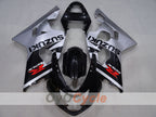 Einspritz-Verkleidungssatz für GSX R750 04-05 - Schwarz, Silber - Werksstil #OYO87905265