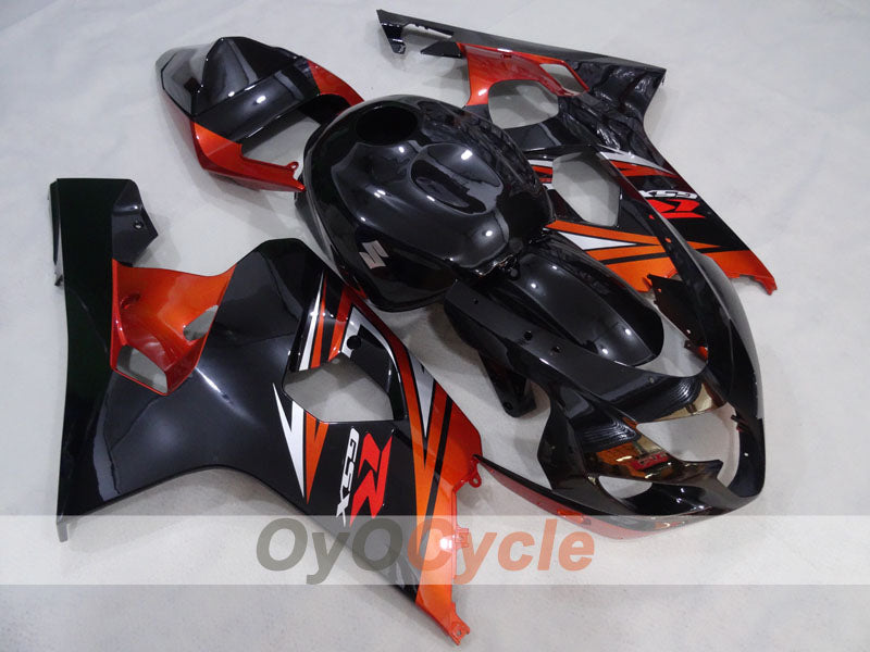 Einspritz-Verkleidungssatz für GSX R750 04-05 - Orange, Schwarz - Werksstil #OYO87905268 Hauptbild