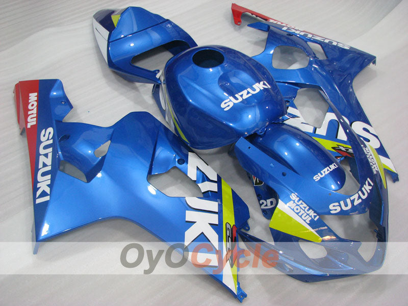 Einspritz-Verkleidungssatz für GSX R750 04-05 - Blau - MOTUL #OYO87905269