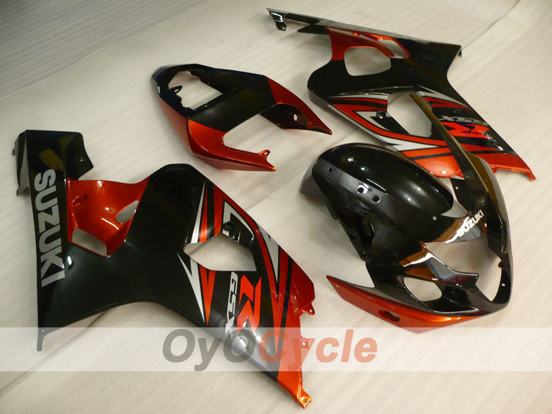 Einspritz-Verkleidungssatz für GSX R750 04-05 - Rot, Schwarz - Werksstil #OYO87905271