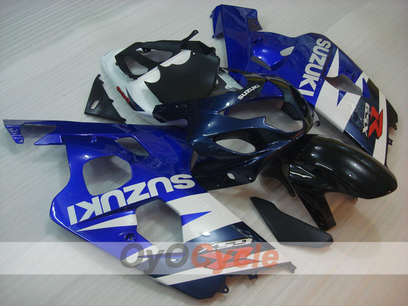 Einspritz-Verkleidungssatz für GSX R750 04-05 - Blau, Schwarz - Werksstil #OYO87905272