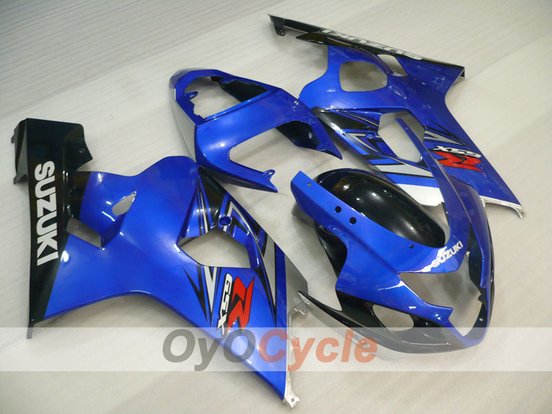Einspritz-Verkleidungssatz für GSX R750 04-05 - Blau, Schwarz - Werksstil #OYO87905273