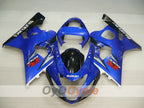 Einspritz-Verkleidungssatz für GSX R750 04-05 - Blau, Schwarz - Werksstil #OYO87905273