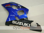 Einspritz-Verkleidungssatz für GSX R750 04-05 - Blau, Schwarz - Werksstil #OYO87905273