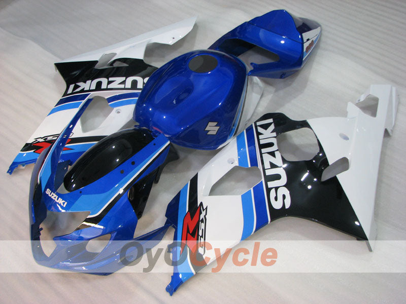Verkleidungssatz für Einspritzermodelle für GSXR600 04-05 - Blau, Weiß - Werksstil #OYO87905249 Hauptbild