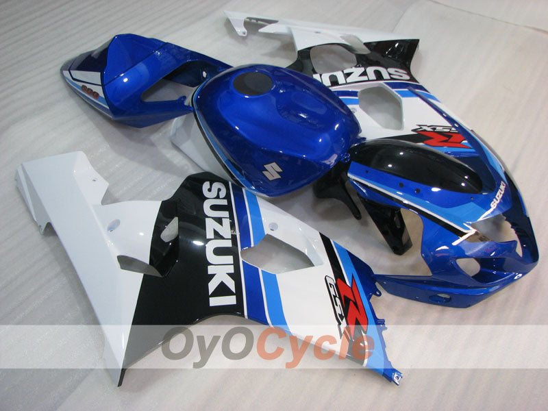 Einspritz-Verkleidungssatz für GSX R750 04-05 - Weiß, Schwarz - Werksstil #OYO87905289 Hauptbild