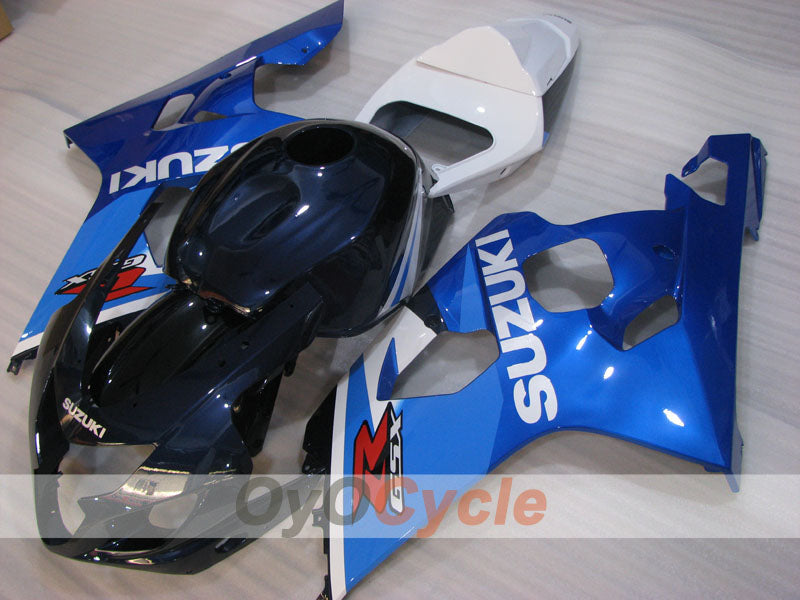 Verkleidungssatz im Spritzgussverfahren für GSX R750 04-05 - Blau, Weiß - Werksdesign #OYO87905291 Zweitbild