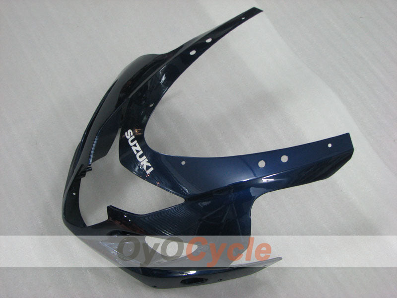 Verkleidungssatz im Spritzgussverfahren für GSX R750 04-05 - Blau, Weiß - Werksdesign #OYO87905292