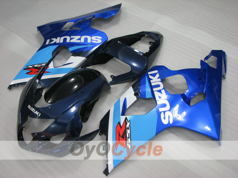 Verkleidungssatz im Spritzgussverfahren für GSX R750 04-05 - Blau, Weiß - Werksdesign #OYO87905292 Zweitbild