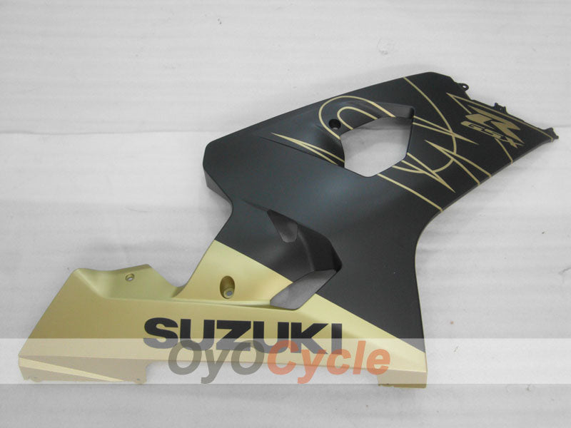 Verkleidungssatz im Spritzgussverfahren für GSX R750 04-05 - Schwarz, Gold, Matt - Werksdesign #OYO87905295