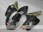 Verkleidungssatz im Spritzgussverfahren für GSX R750 04-05 - Schwarz, Gold, Matt - Werksdesign #OYO87905295