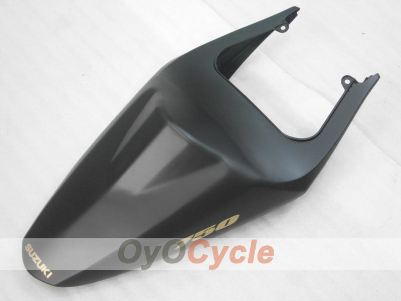 Verkleidungssatz im Spritzgussverfahren für GSX R750 04-05 - Schwarz, Gold, Matt - Werksdesign #OYO87905295