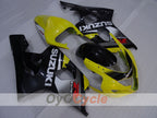 Verkleidungssatz im Spritzgussverfahren für GSX R750 04-05 - Gelb, Schwarz - Werksdesign #OYO87905296