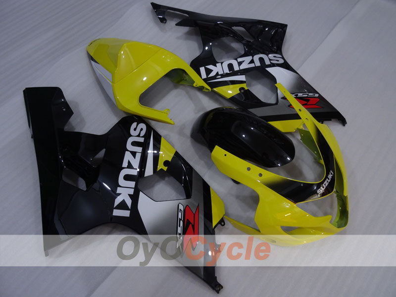Verkleidungssatz für Einspritzermodelle der GSXR600, Baujahre 04-05 - Gelb, Schwarz - Werksstil #OYO87905256 Hauptbild