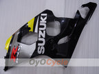 Verkleidungssatz im Spritzgussverfahren für GSX R750 04-05 - Gelb, Schwarz - Werksdesign #OYO87905296