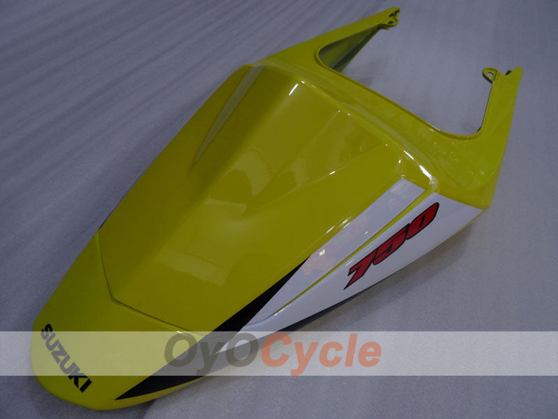 Verkleidungssatz im Spritzgussverfahren für GSX R750 04-05 - Gelb, Schwarz - Werksdesign #OYO87905296