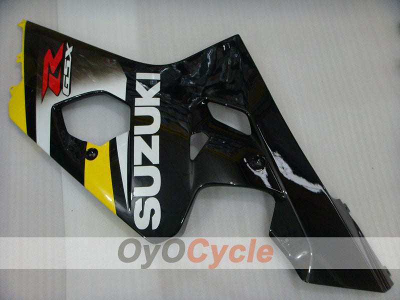 Verkleidungssatz im Spritzgussverfahren für GSX R750 04-05 - Gelb, Schwarz - Werksdesign #OYO87905297
