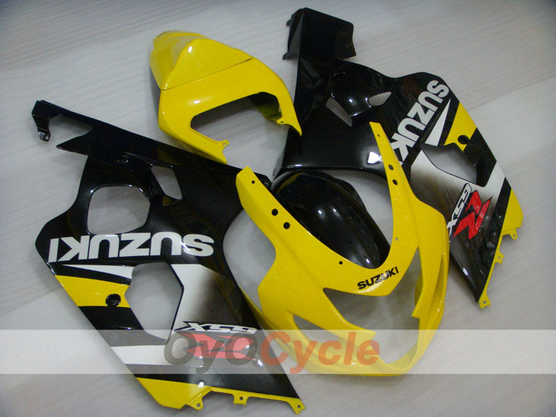 Verkleidungssatz im Spritzgussverfahren für GSX R750 04-05 - Gelb, Schwarz - Werksdesign #OYO87905298 Zweitbild