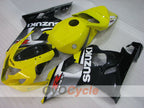 Verkleidungssatz im Spritzgussverfahren für GSX R750 04-05 - Gelb, Schwarz - Werksdesign #OYO87905299
