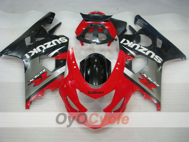 Verkleidungssatz im Spritzgussverfahren für GSX R750 04-05 - Rot, Schwarz - Werksdesign #OYO87905300 Zweitbild