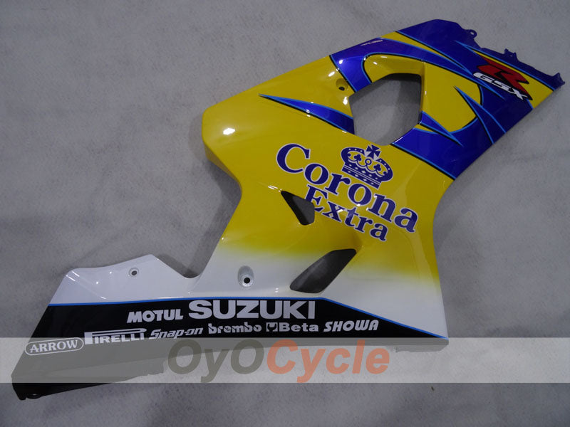 Einspritz-Verkleidungssatz für GSX R750 04-05 - Gelb, Blau - Corona #OYO87905285