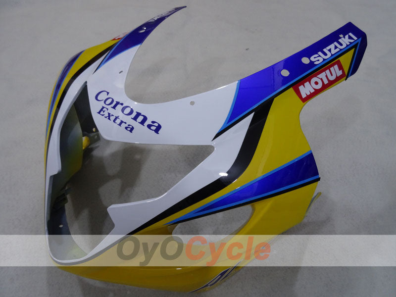 Einspritz-Verkleidungssatz für GSX R750 04-05 - Gelb, Blau - Corona #OYO87905285