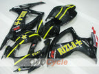 Verkleidungssatz für Einspritzung für GSX R600 06-07 - Gelb, Schwarz - Rizla+ #OYO87905303