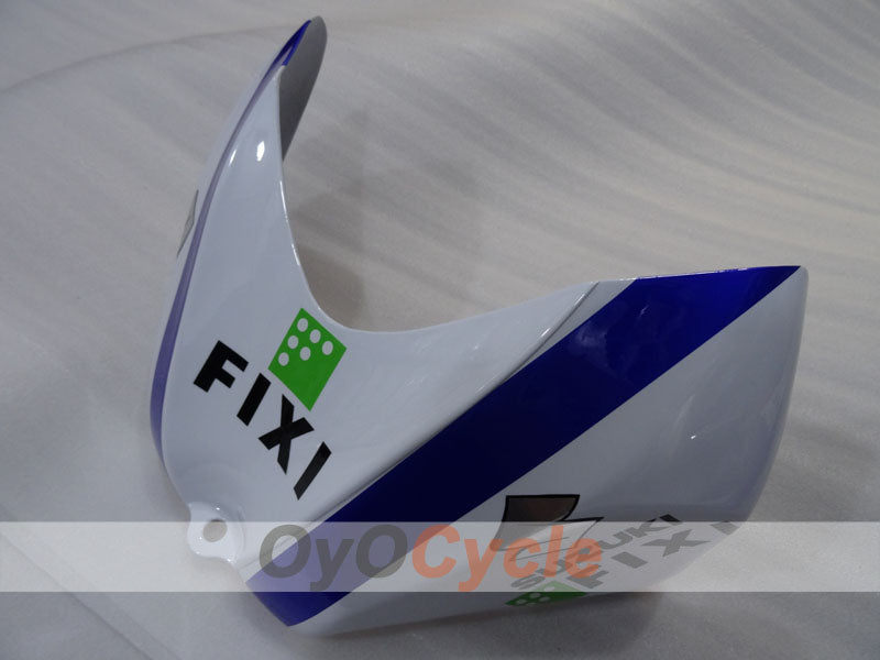 Verkleidungssatz für Einspritzung für GSX R600 06-07 - Blau, Weiß - MOTOREX #OYO87905304