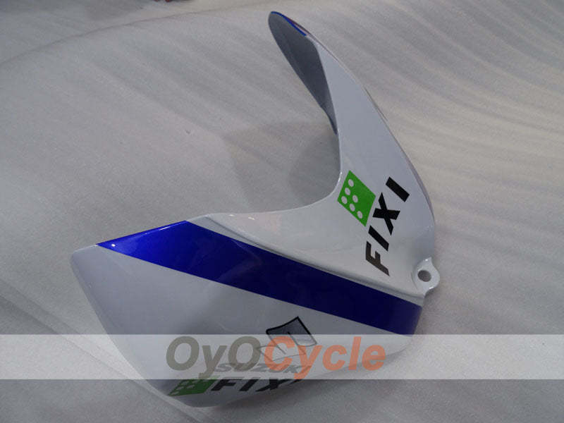 Verkleidungssatz für Einspritzung für GSX R600 06-07 - Blau, Weiß - MOTOREX #OYO87905304