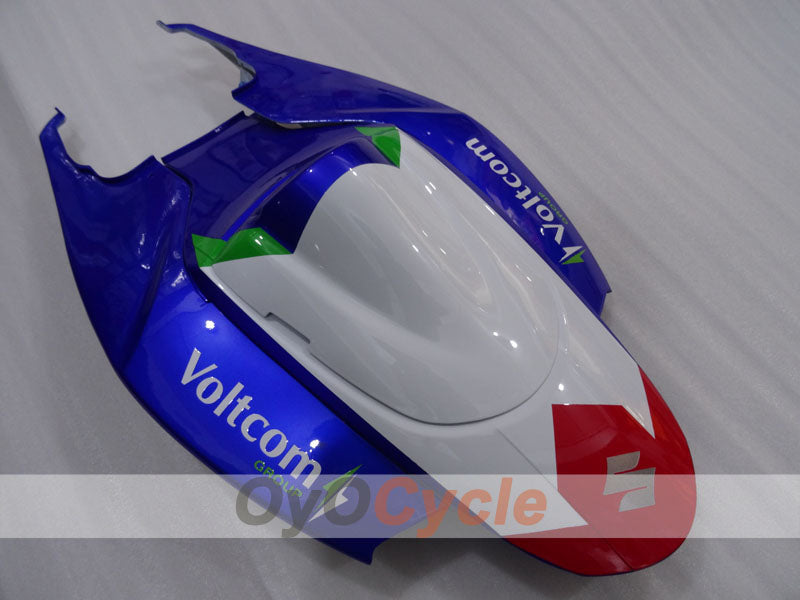 Verkleidungssatz für Einspritzung für GSX R600 06-07 - Blau, Weiß - MOTOREX #OYO87905304