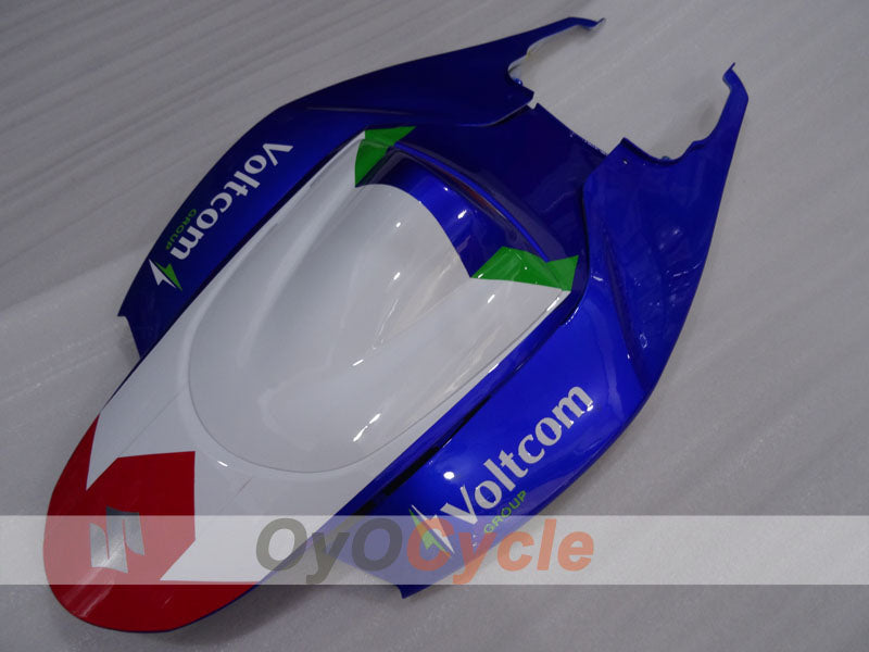 Verkleidungssatz für Einspritzung für GSX R600 06-07 - Blau, Weiß - MOTOREX #OYO87905304